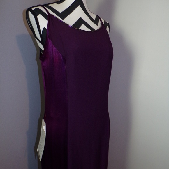 Jessica McClintock Sz 13/14 Large Purple Dress - Picture 4 of 7